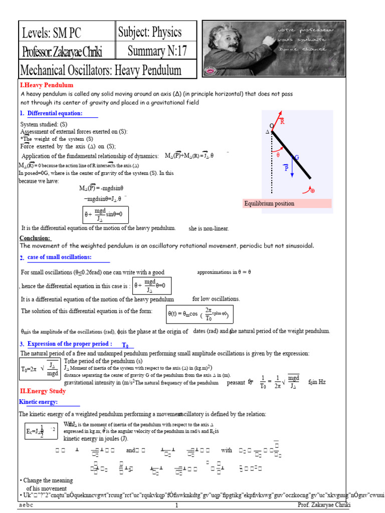 Heavy Clock Class 1-2 | PDF | Oscillation | Pendulum