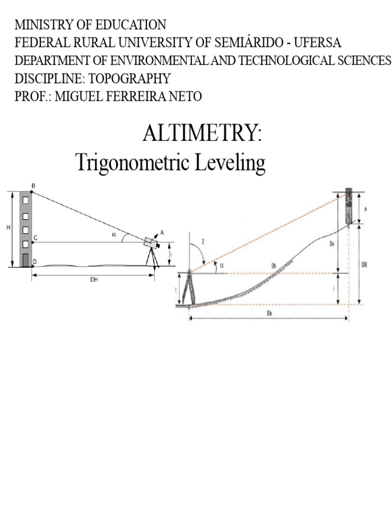 Trigonometric Leveling Techniques Explained | PDF | Surveying ...
