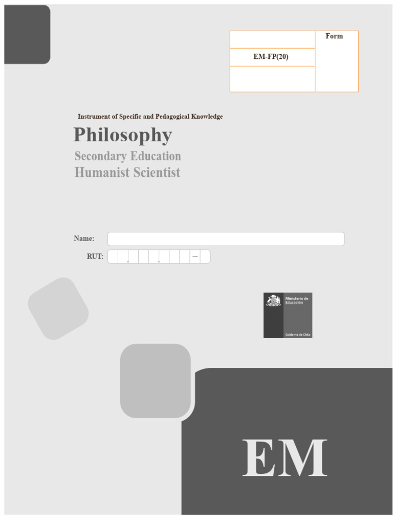 Philosophy Assessment Instrument Guide | PDF | René Descartes | Causality