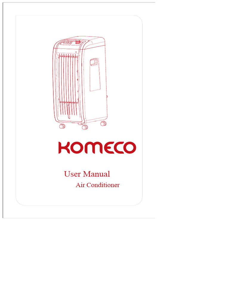 Komeco Air Conditioner User Manual | PDF | Humidity