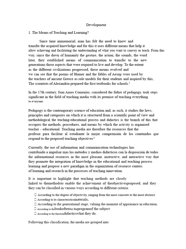 Teaching Methods and Learning Media Overview | PDF | Pedagogy | Teachers