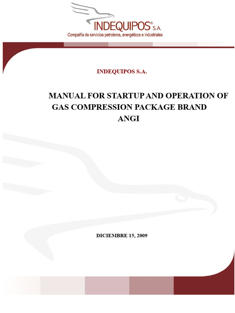 Gas Compression Package Operation Manual | PDF | Valve | Equipment