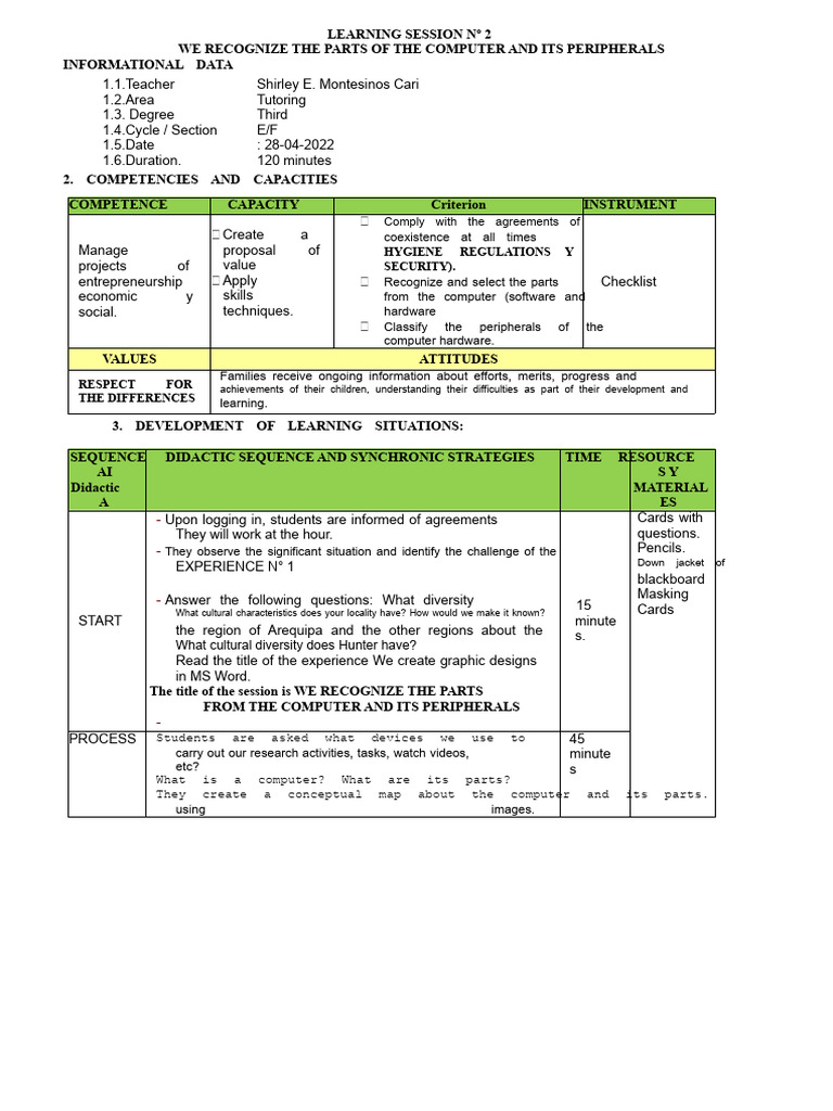 Session 3 | PDF | Learning | Computing