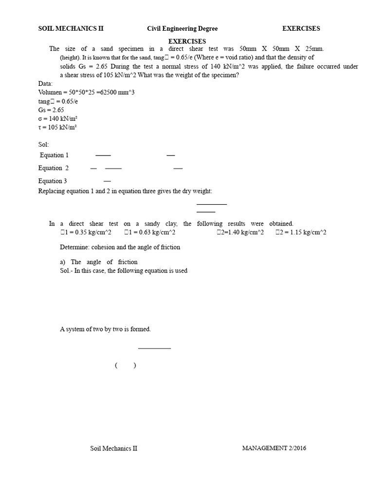 Shear Strength | PDF | Soil Mechanics | Civil Engineering