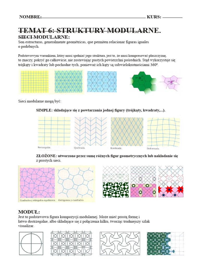 Teoria 2 ESO - 6 STRUKTURA MODULAR | PDF