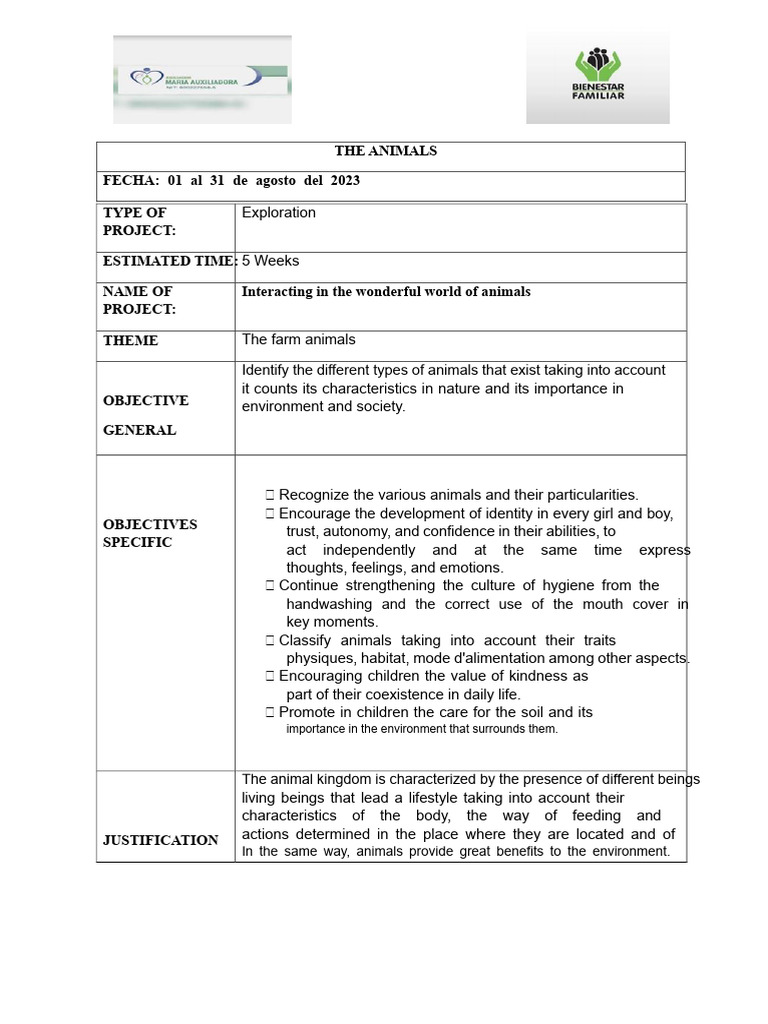 Project The Animals | PDF | Psychology | Learning