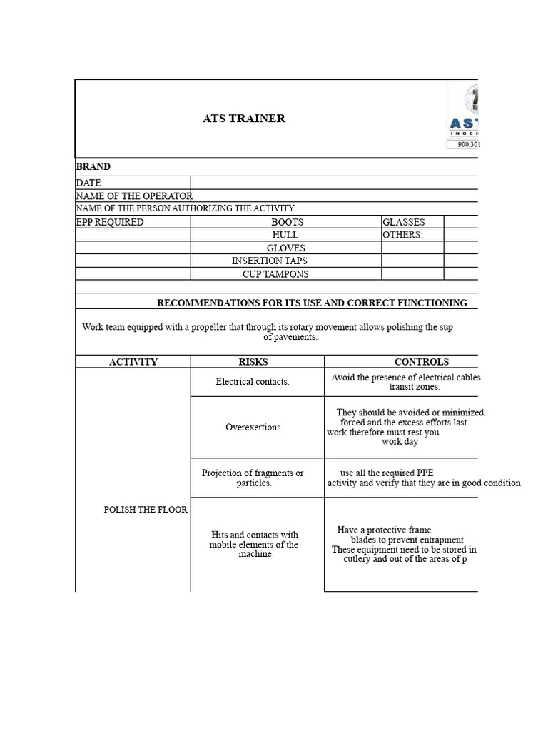 ATS OF LEVELING | PDF | Personal Protective Equipment | Safety