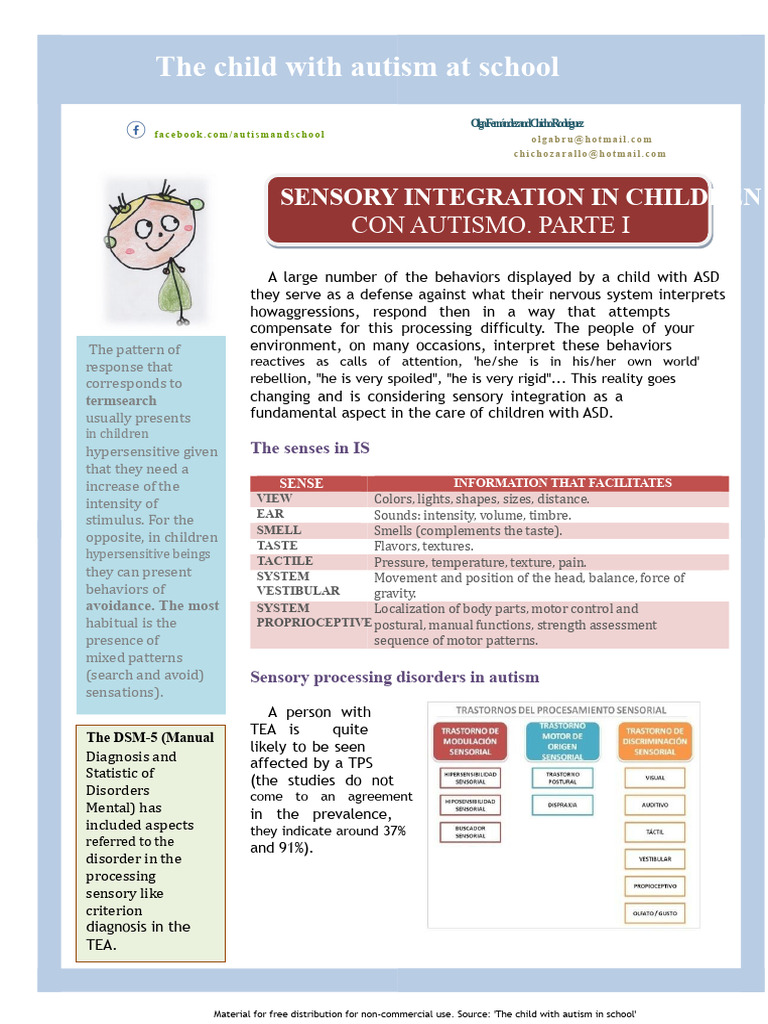 Understanding Sensory Integration in Autism | PDF | Senses | Perception