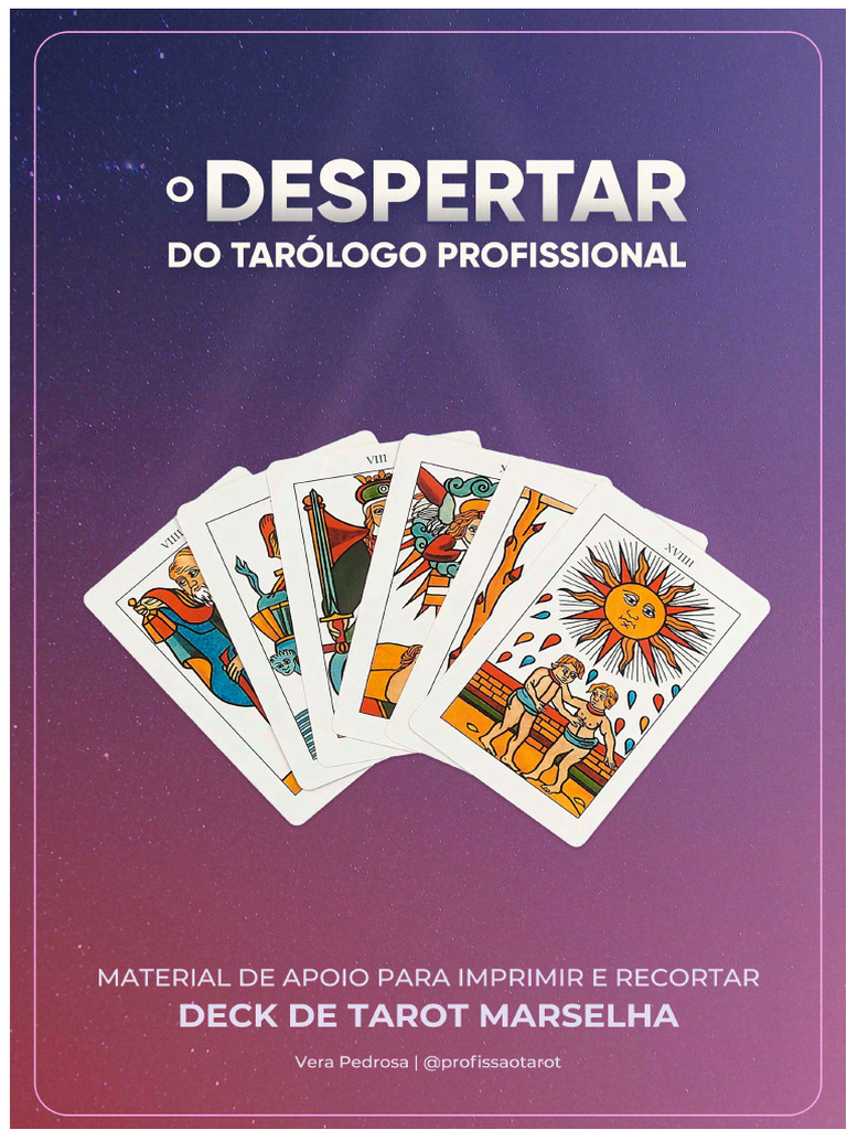 Baraja de Marsella para Imprimir | PDF | Tarot | Arcanos Mayores