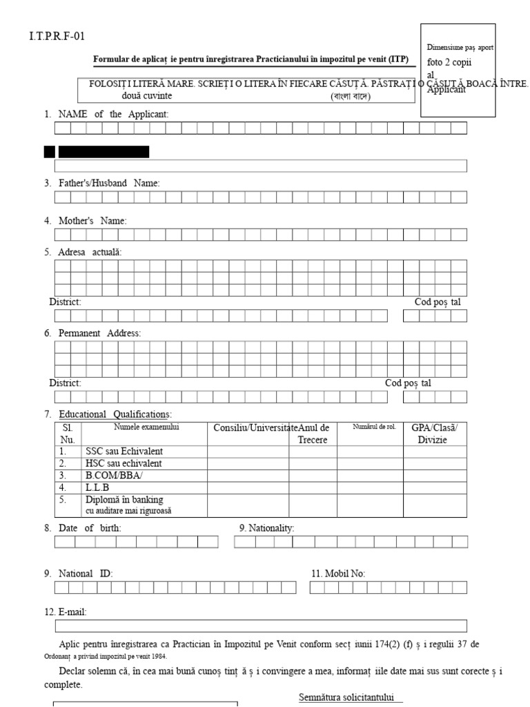 ITP Aplicatie PDF | PDF