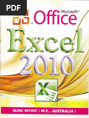 Advance Excel Formula Myanmar Pdf