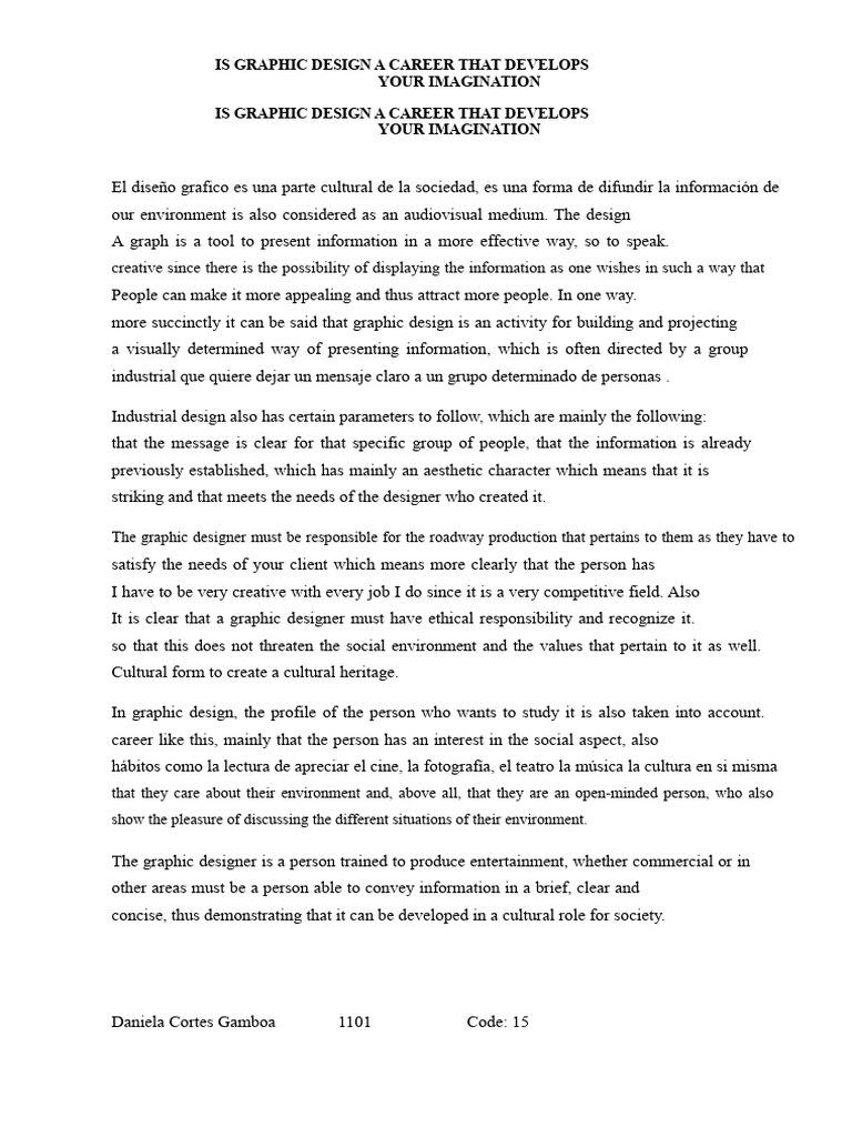 argumentative text graphic design | PDF | Graphic Design | Liberal Arts ...