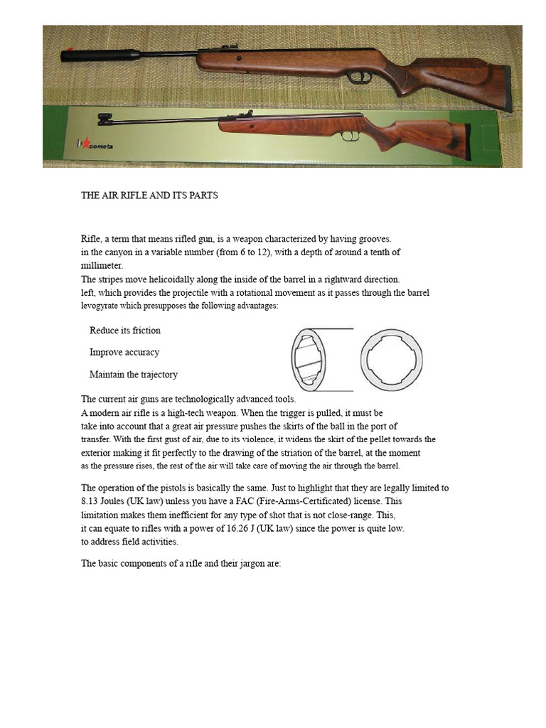 Understanding Air Rifle Components | PDF | Gun Barrel | Rifle