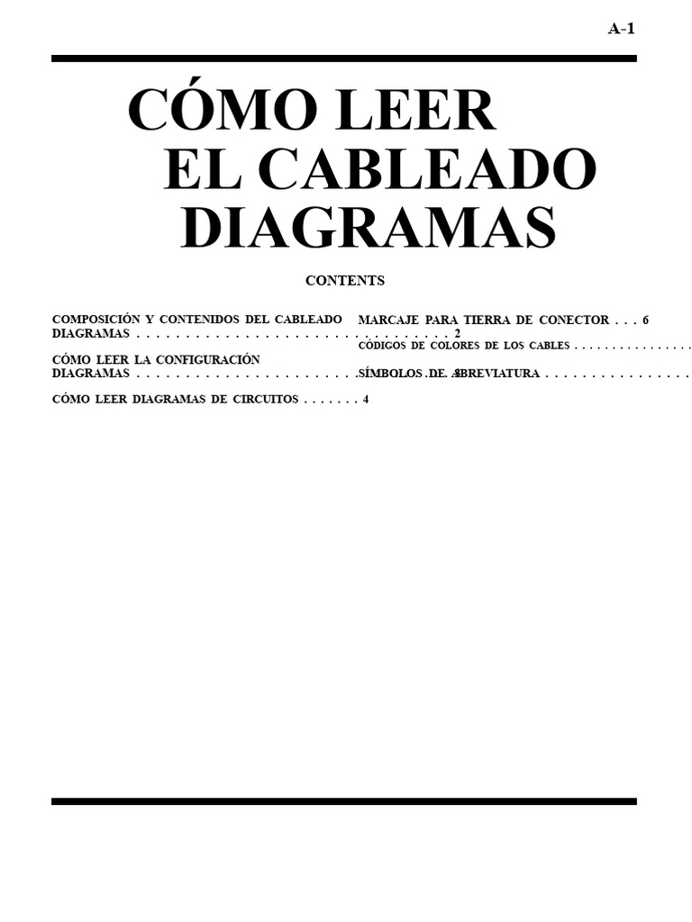 Cómo Leer Diagramas de Cableado | PDF | Red eléctrica | Color