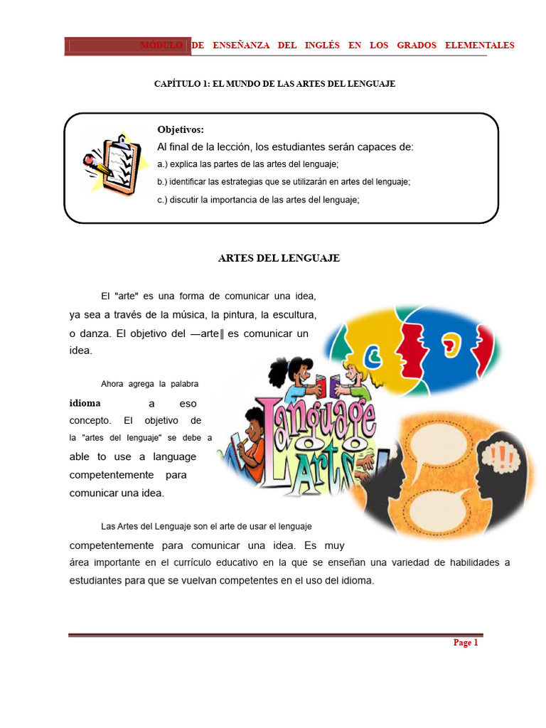 Artes del Lenguaje en Educación Primaria | PDF | Literatura | Aprendizaje