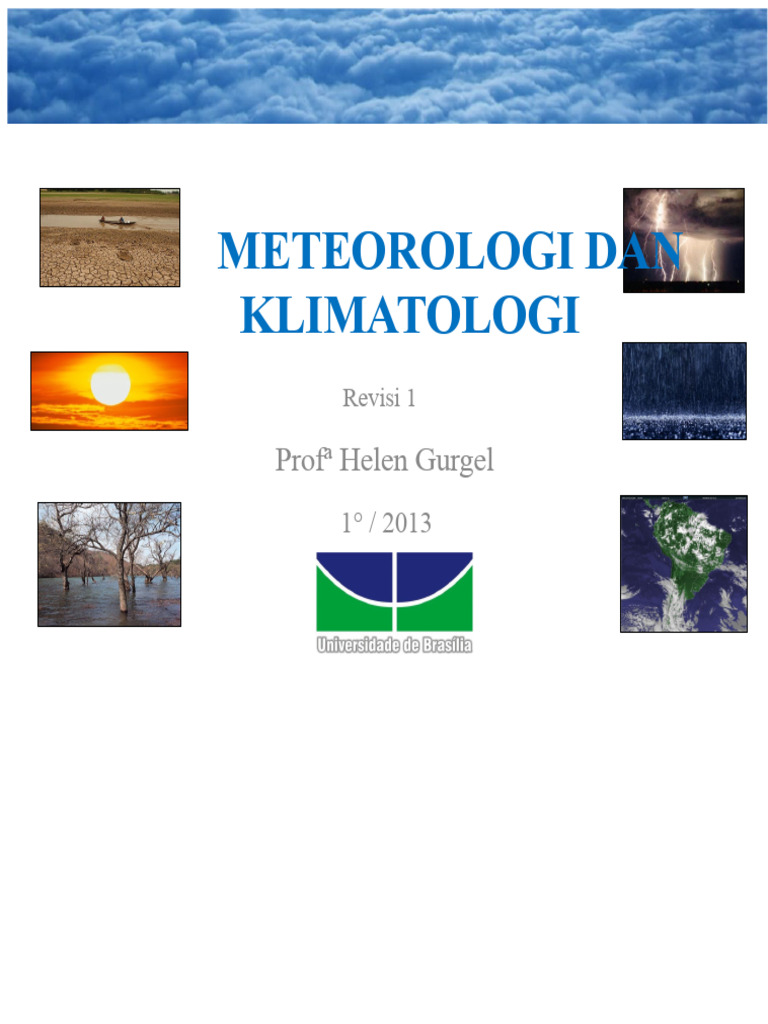 Meteorologi dan Klimatologi: Dasar Ilmu Cuaca | PDF
