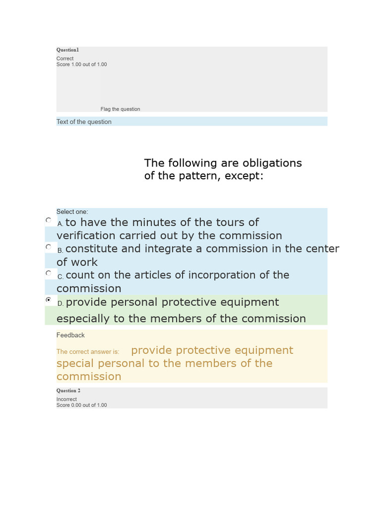 Responses Nom 019 | PDF | Occupational Safety And Health | Risk