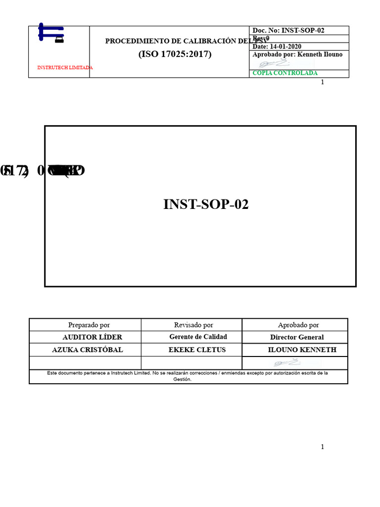 Calibración de PSV según ISO 17025 | PDF | Calibración | Organización ...