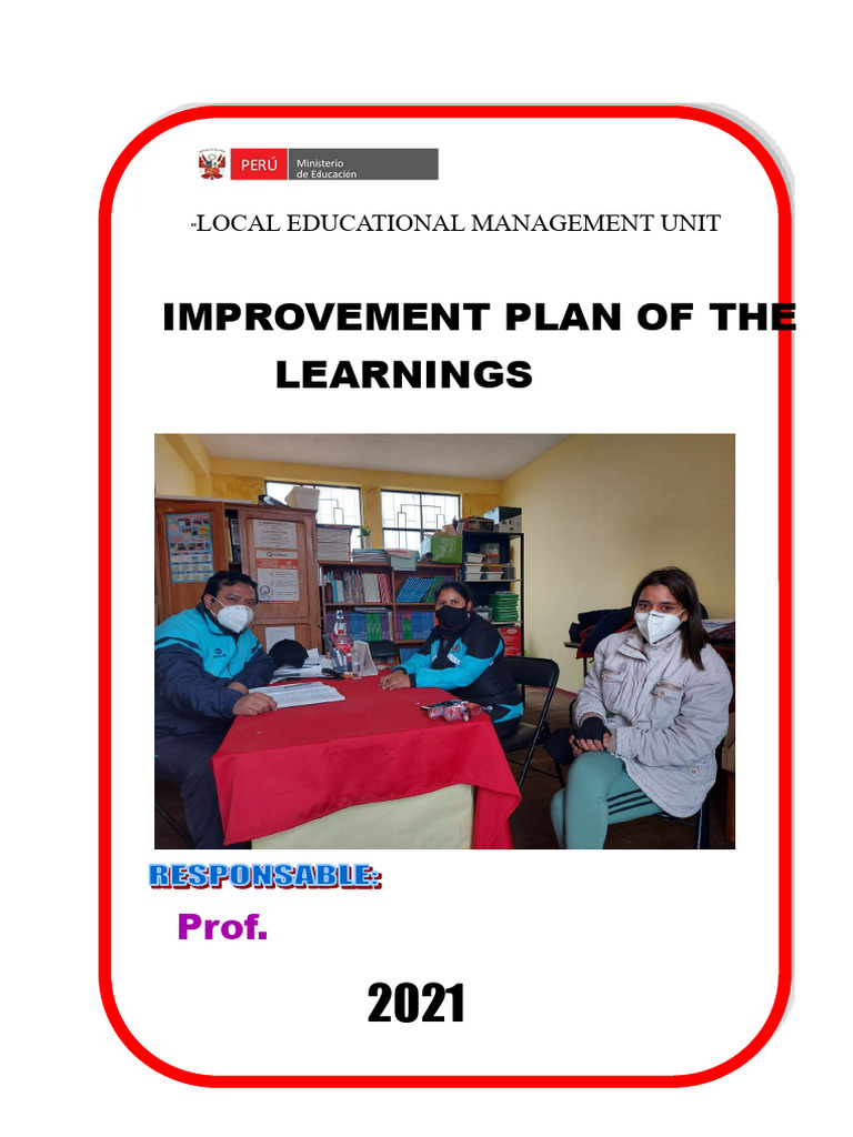 Improvement Plan For Learning | PDF | Science | Knowledge