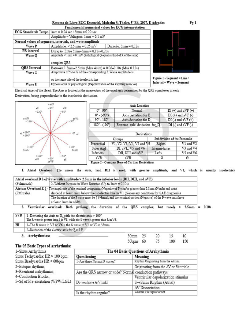 ECG Essentials: Key Interpretation Values | PDF | Electrocardiography ...