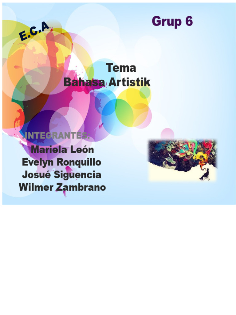 Bahasa Artistik: Jenis dan Fungsi Seni | PDF