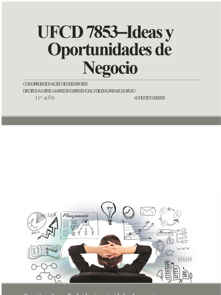 UFCD 7853 - Ideas y Oportunidades de Negocio | PDF | Sustentabilidad ...