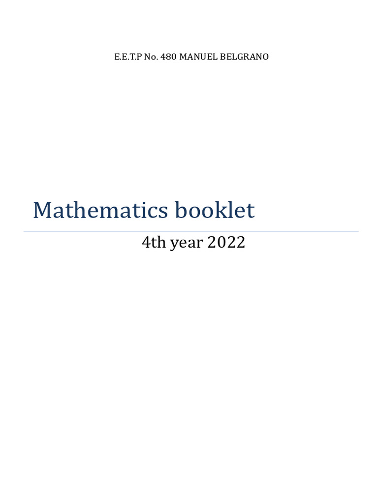 4th Year Math Functions & Equations Guide | PDF | Quadratic Equation ...