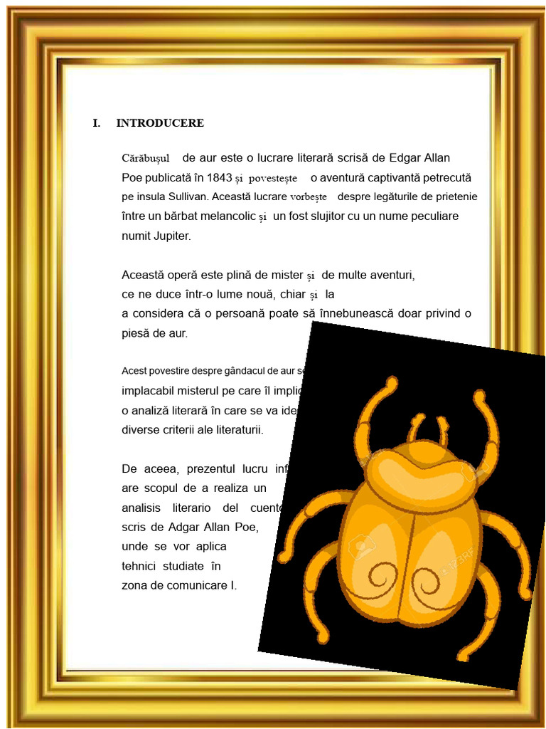 Lucrez ESCARABAUL DE AUR PDF | PDF