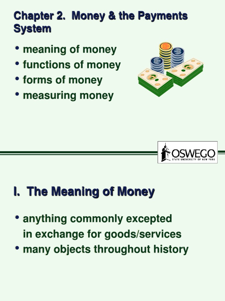 Understanding Money and Payment Systems | PDF