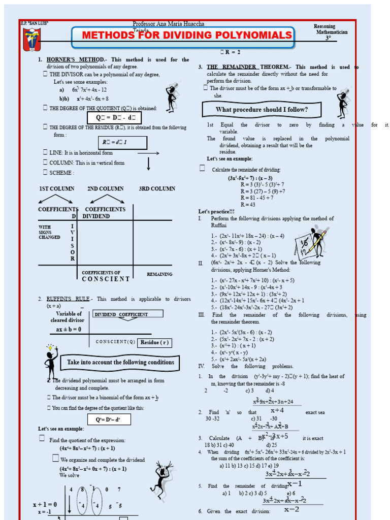 Horner's Method | PDF | Polynomial | Division (Mathematics)