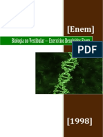 Questões de Biologia Comentadas - Enem 1998