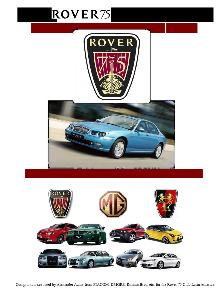 Rover 75 Parts Compilation List | PDF | Land Vehicles | Car Body