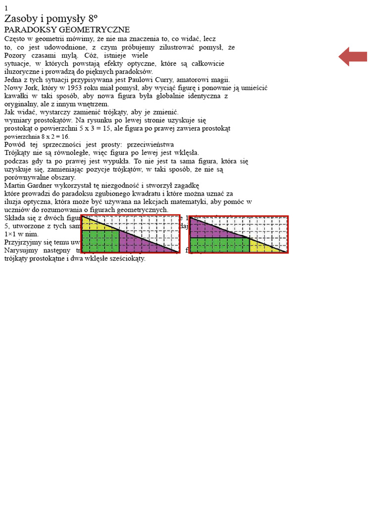 Paradoksy Geometryczne | PDF