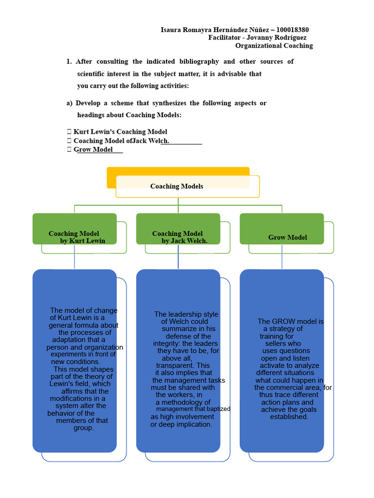 Organizational Coaching Task 3 | PDF | Goal | Brainstorming