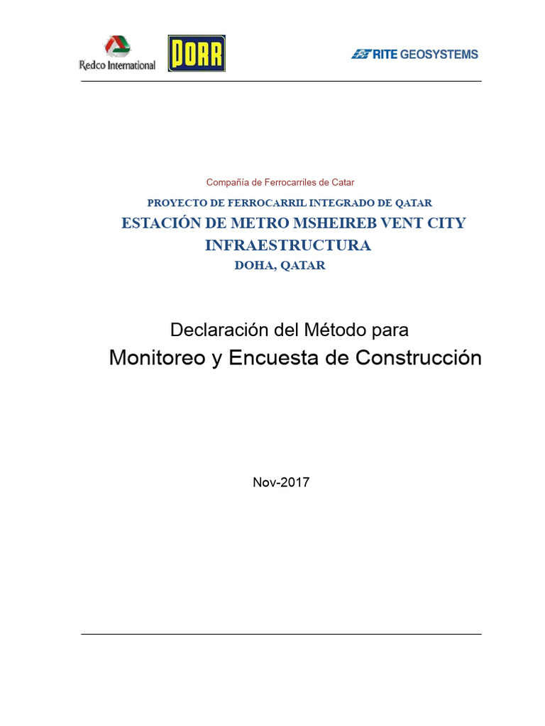 Declaración Del Método de Encuesta para La Construcción Bajo PASS | PDF ...