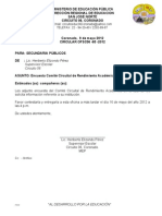 65- 2012 Encuesta Comié Circuital de Rendimiento Académico