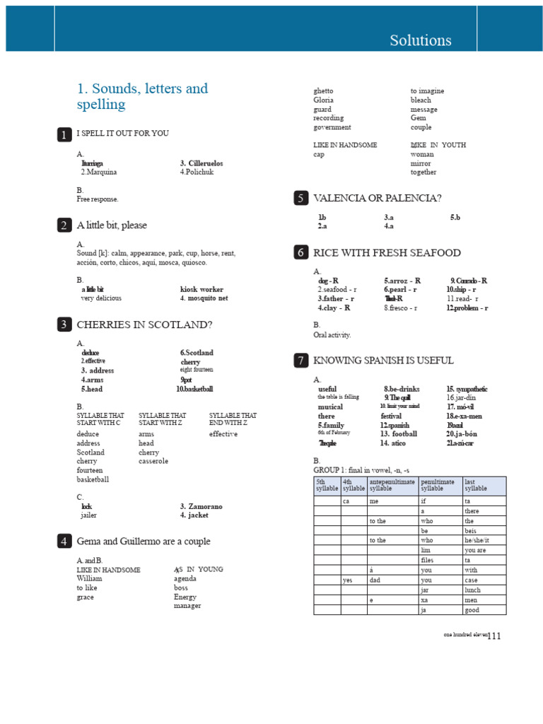 Spanish Language Learning Activities | PDF