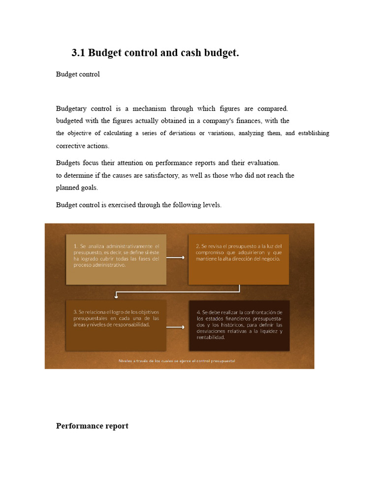 Budget Control and Cash Management Guide | PDF | Budget | Government ...