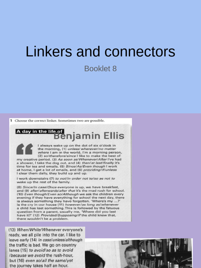 Linkers and Connectors | PDF