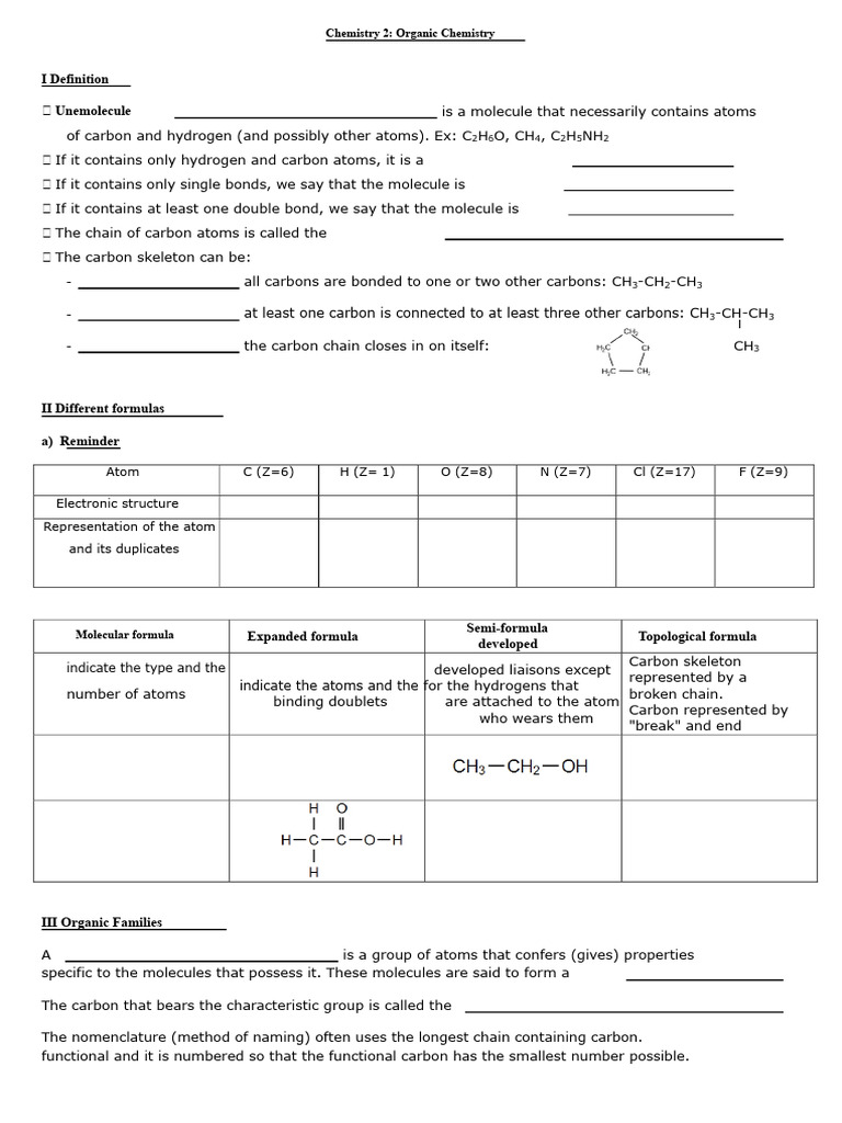 Organic Chemistry Basics and Nomenclature | PDF | Alkene | Alkane