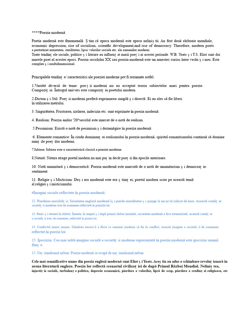 100% Poezie Modernă | PDF