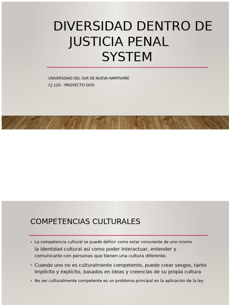 Sesgos Culturales en la Justicia Penal | PDF | Policía | Prisión