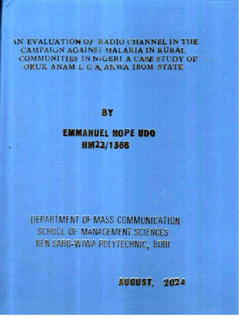 Hope Emmanuel Project - Compressed | PDF