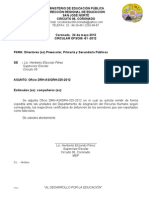 81- 2012 Oficio DRH-ASIGRH-325-2012 remitir informe de certificados de defunción