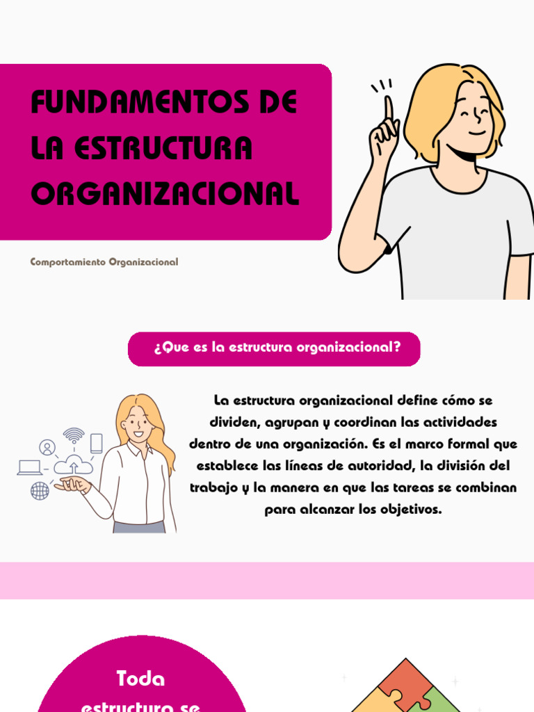 Fundamentos de la Estructura Organizacional | PDF | Business | Economias