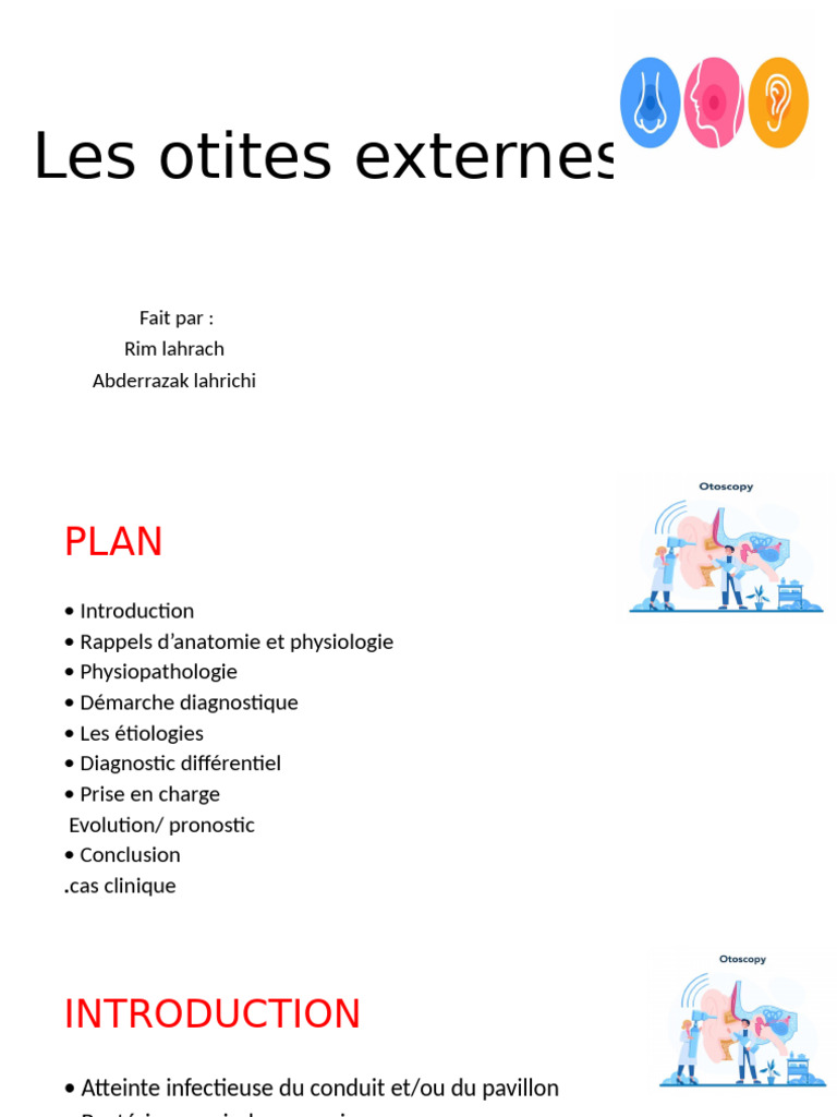Comprendre les otites externes : causes et traitements | PDF ...