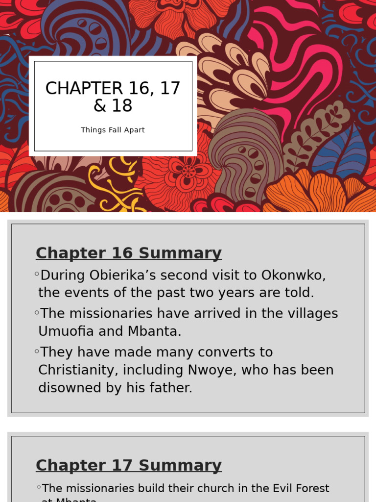 TFA Chapter 16, 17 & 18 - 063105 | PDF | Trinity | Religious Conversion