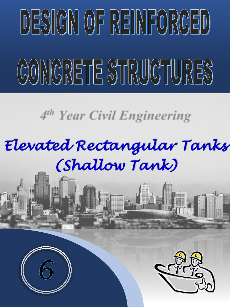 6 - Elevated Rectangular Tanks (Shallow Tank) | PDF | Composite ...
