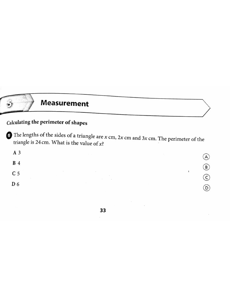 Chapter 5 - Measurements Multiple Choice | PDF