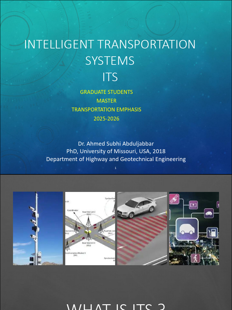 Intelligent Transportation Systems Overview | PDF | Traffic Congestion ...